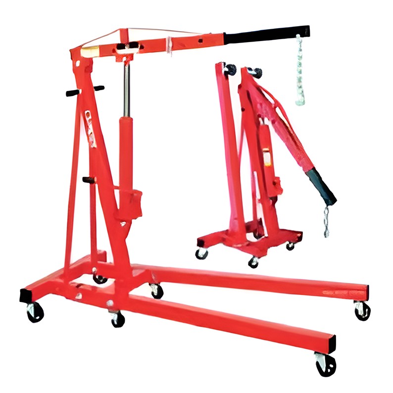 PLUMA PLEGABLE 2 TON P/LEVANTAR MOTORES ROJA FCP2R / FCP2