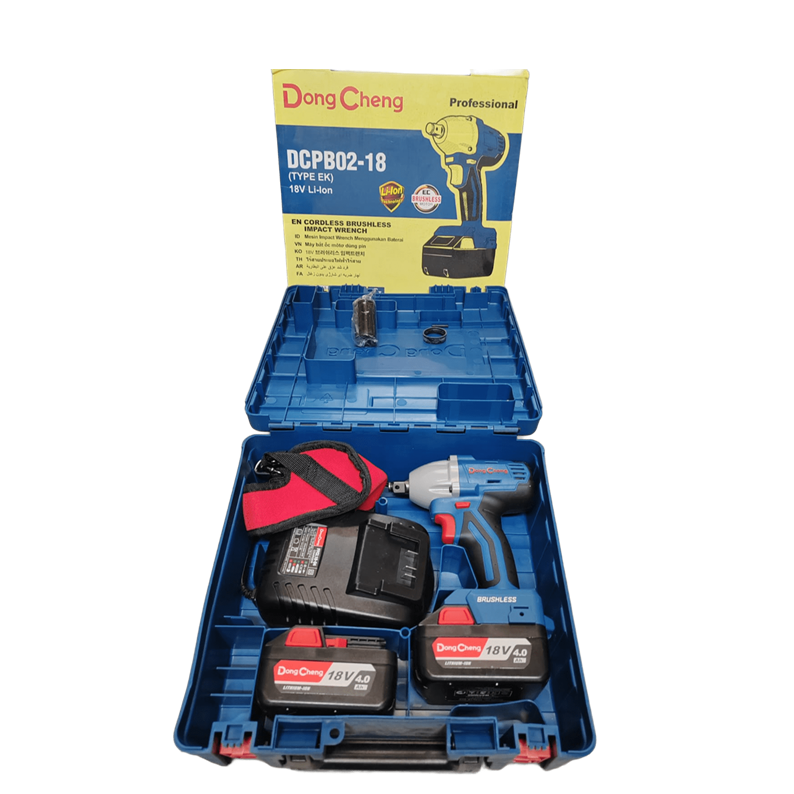 PISTOLA IMPACTO 1/2 INALAMBRICA 18V DONGCHENG DCPB02-18EK