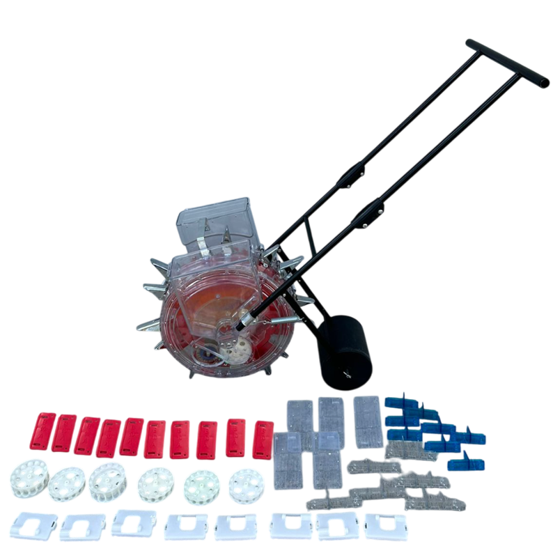 SEMBRADORA Y FERTILIZADORA MANUAL HPFS 2 EN 1 (7 DISCOS)