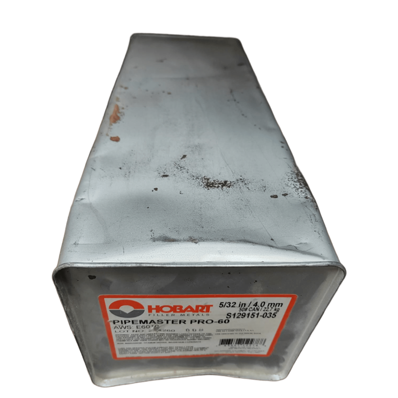 ELECTRODO E6010 HOBART PIPEMASTER PRO-60 5/32 USA LATA