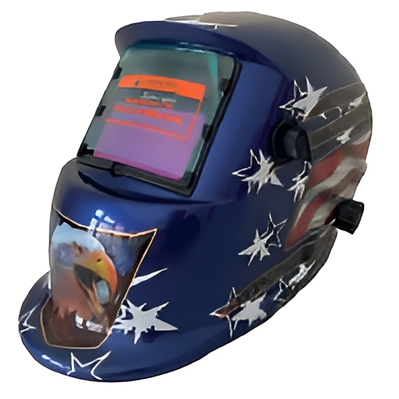 CARETA ELECTRONICA WHA-2 AGUILA BLANCA FRENTE FONDO AZUL Y ESTRELLAS