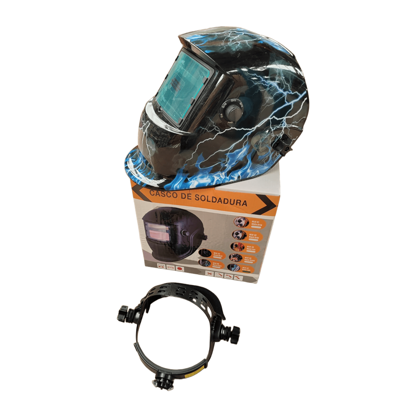 CARETA ELECTRONICA  HE-06 4 SENSORES ARCO RAYOS, FLAMAS Y CALAVERA