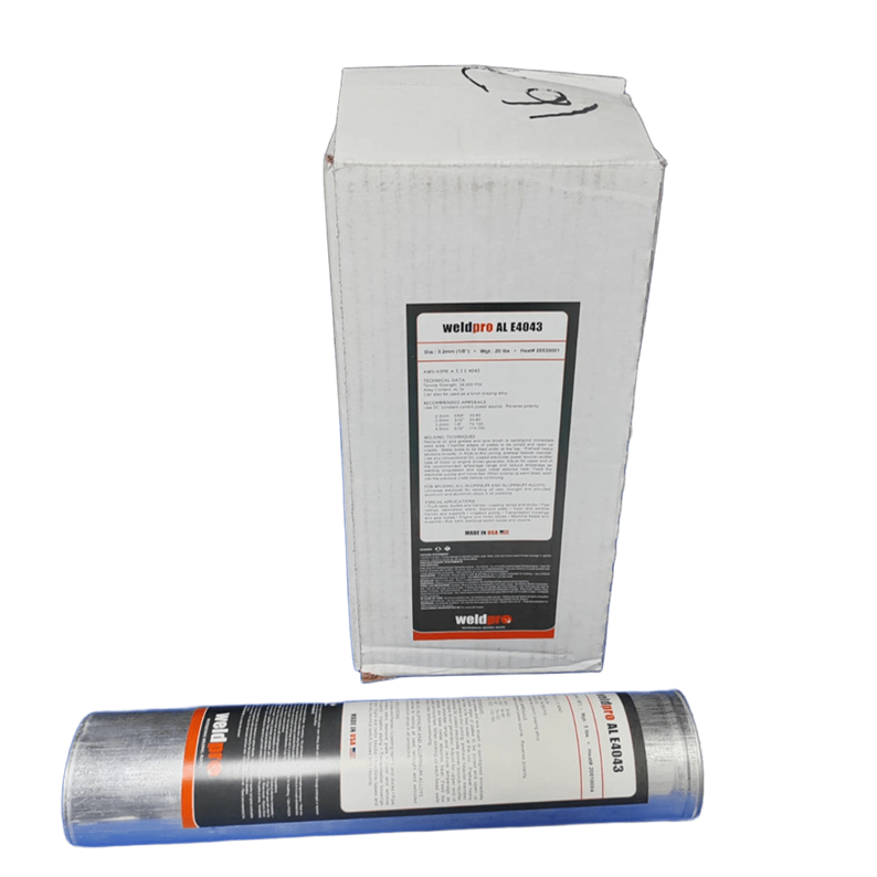 ELECTRODO ALUMINIO E4043 1/8 WELDPRO BLANCO USA LIBRA