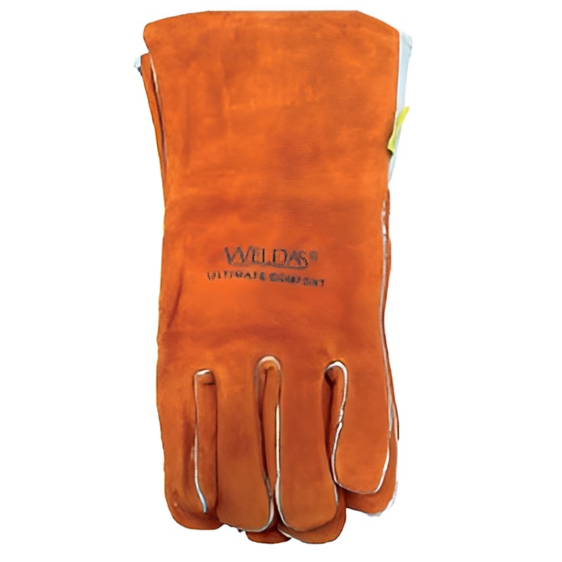 GUANTE P/SOLDADOR WELDAS 14 PULG. H KEVLAR 10-0328L COLOR LADRILLO