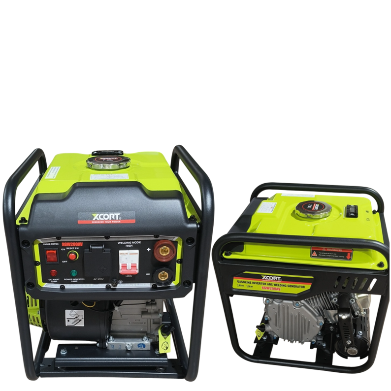 SOLDADOR GENERADOR GASOLINA XCORT 145 AMP 1100W XGW200AV