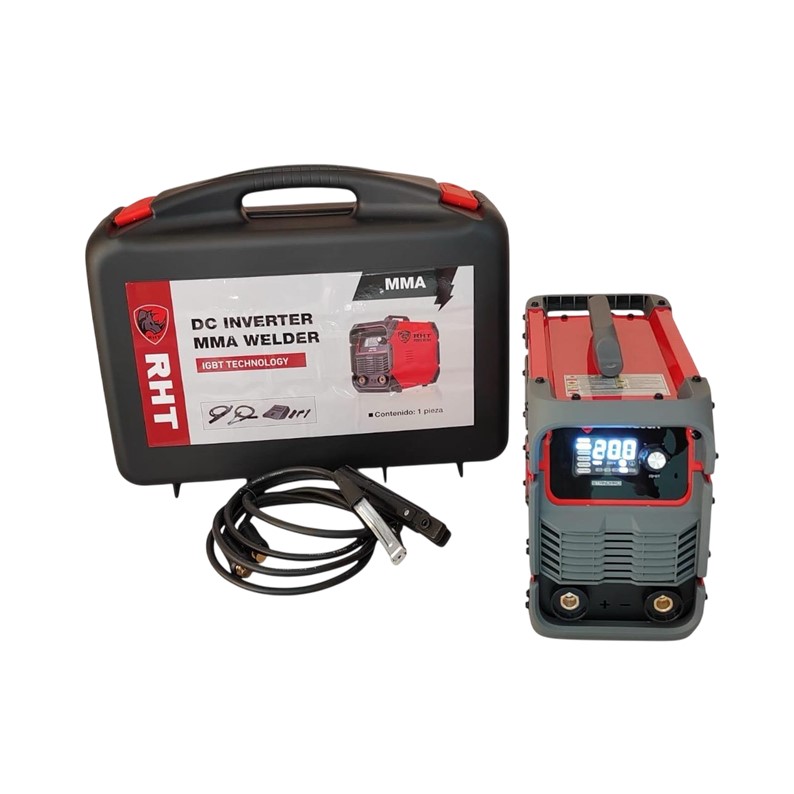 INVERSOR RHT ROJO MMA-200A 110/220V C/ PLASTICA DIG TJ