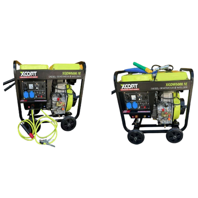 SOLDADOR GENERADOR DIESEL 4600W 110/220V XCORT XGDW5000.1EV