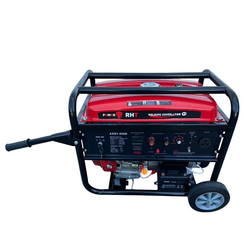 SOLDADOR GENERADOR RHT GASOLINA 15 HP 200  AMP AQX1-200D