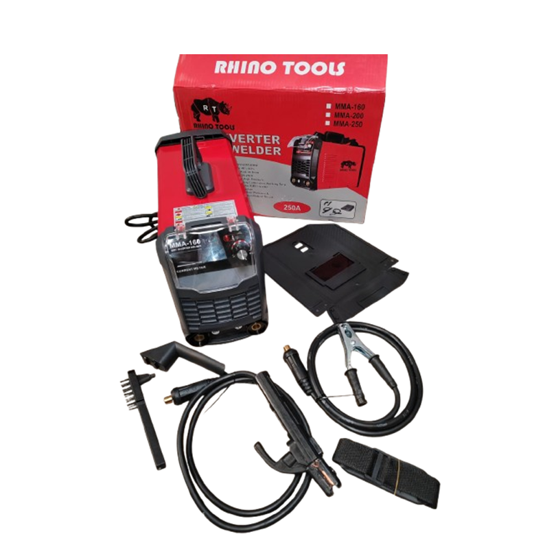 SOLDADOR INVERSOR RHINO ROJO MMA-160A 110/220V GC