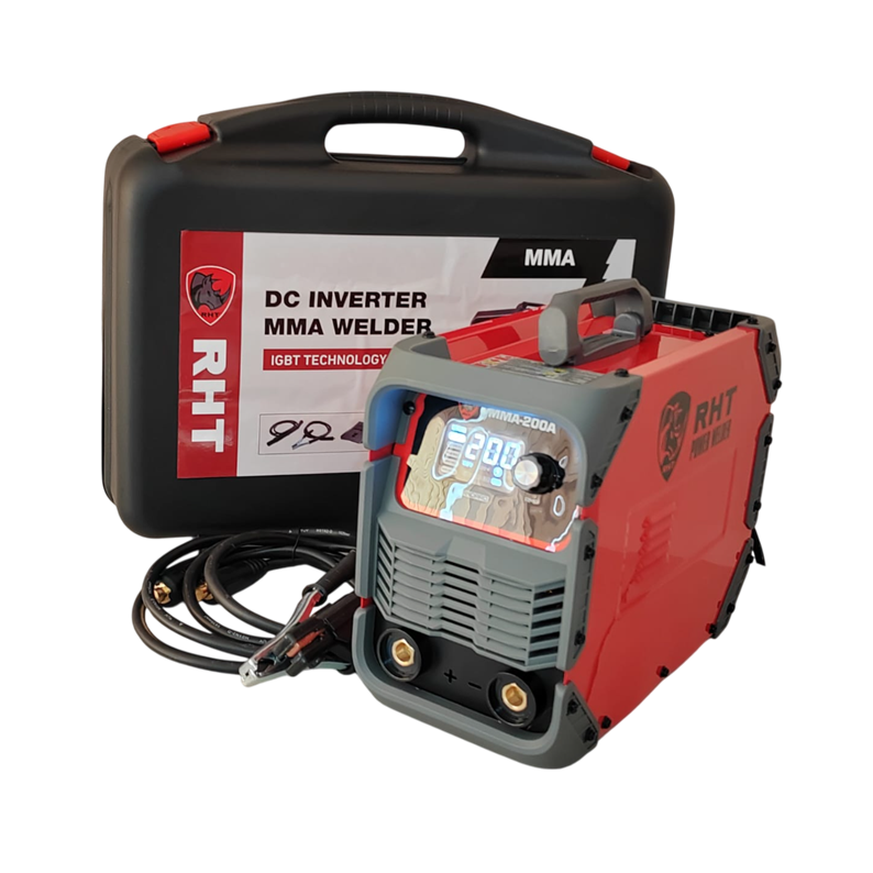 INVERSOR  RHT MINI 200 AMP MMA  ROJO 110/220V C/PLASTICA TJ
