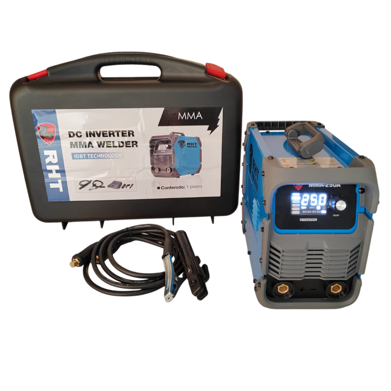 INVERSOR ZELDA ROJO 250 AMP 110/220V MMA-EVO-250 SIN ESTUCHE