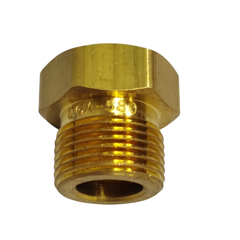 TUERCA P/FLUJOMETRO ARGON MACHO N-92 CGA-580 / BS92