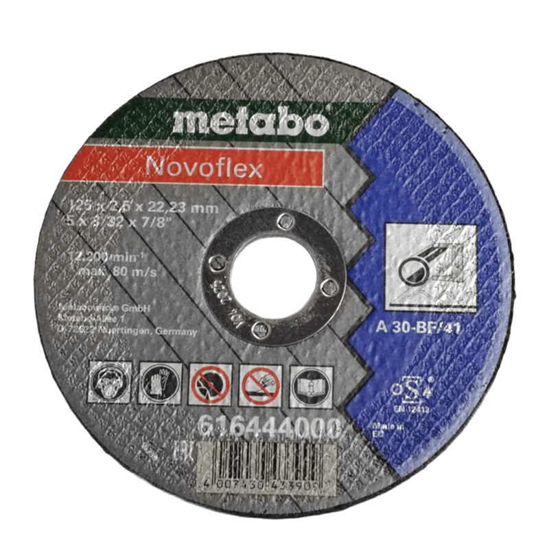 DISCO NOVOFLEX CORTE METAL 5 X 3/32 METABO