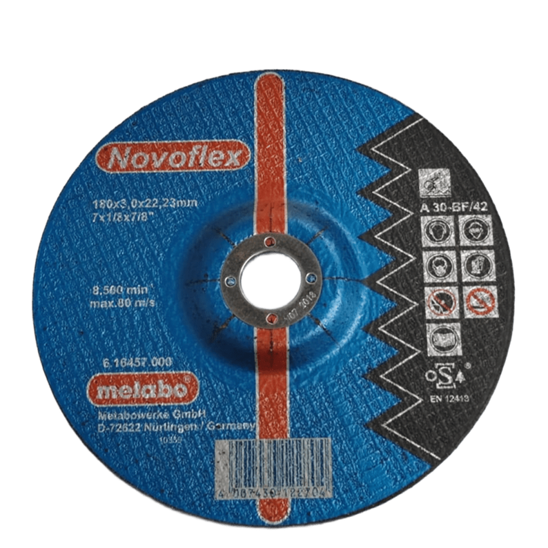 DISCO NOVOFLEX CORTE METAL 7 METABO C HUNDIDO