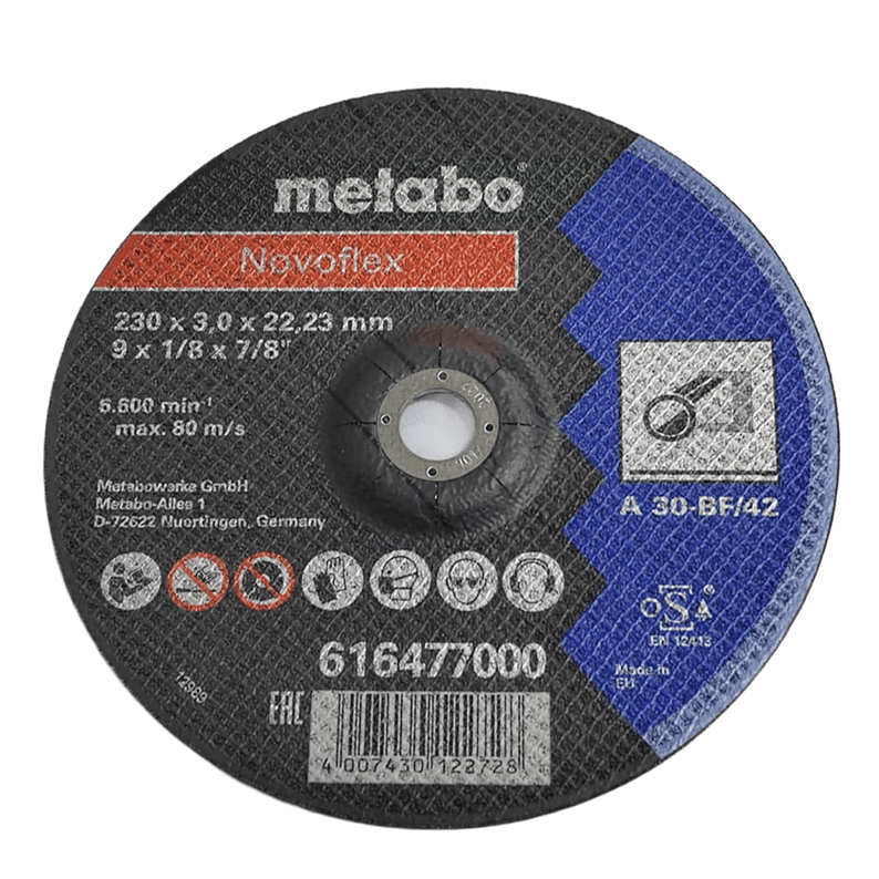 DISCO NOVOFLEX CORTE METAL 9 X 1/8 X 7/8 METABO